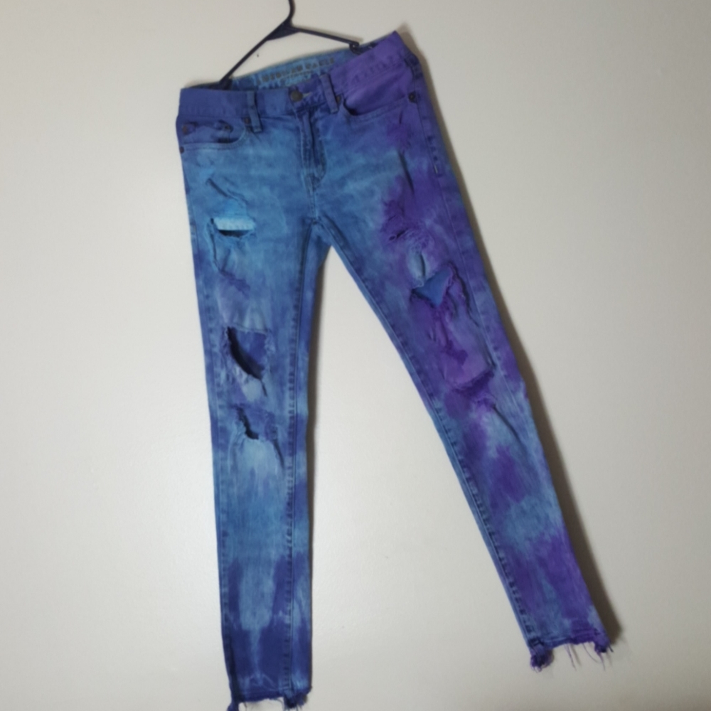 Unisex kustomized Kandy Flavor dye type jeans